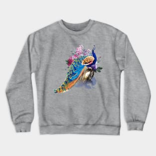 peacockThe most beautiful bird Crewneck Sweatshirt